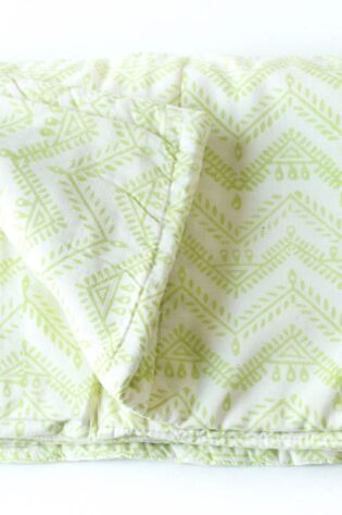 Cotton Quilts for Newborn and Babies Lime Green