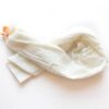 Premium White Khadi Stole – 100% Handwoven Cotton Dupatta for Women