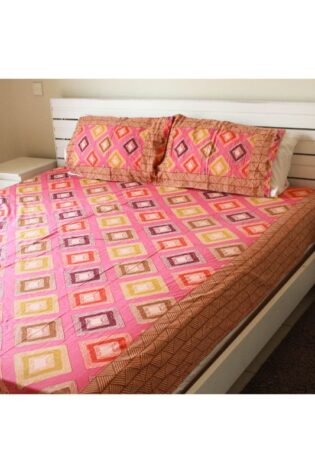 Cotton-Double Checkered-Flat Bedsheet