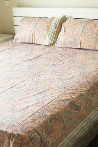 Double-Floral-Flat-Bedsheet-side