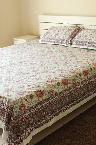 floral-print-double-size-bedsheet-with-2-pillow-side