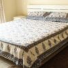 floral-print-double-size-bedsheet-with-2-pillow-side