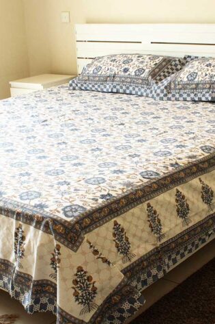 floral-print-double-size-bedsheet-with-2-pillow-side