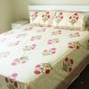 multicolor-floral-cotton-king-sized-bedsheets-with-2-pillow-covers-side