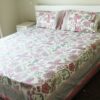 multicolor-floral-double-bedsheet-with-pillow-covers-side