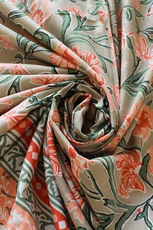 orange-leaf-print-badsheet