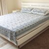 peach-traditional-cotton-double-bed-sheet-with-2-pillow-covers-full-set