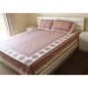 red-patter-bedsheet-side