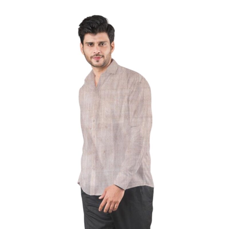 Pure 100% Cotton Formal Shirts - Full Sleeves Khadi Shirt for Men - Image 6