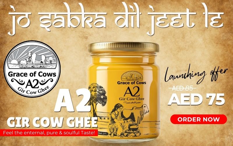 Grace of Cows A2 Gir Cow Ghee UAE Dubai