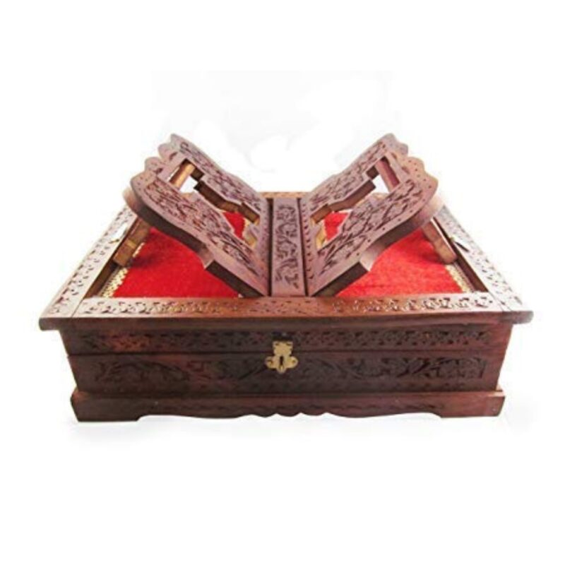 Timber Reading Box Buy Wooden Book Reading Stand Box Sheesham Wood in UAE
