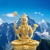 Gold Plated Shiv Idol, Shiva Gold Plating Gift Item | Decoration Item