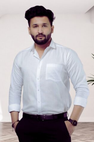 Pure 100% Cotton White Formal Shirts - Full Sleeves Khadi Shirt for Men