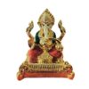 Gold Plated Sitting Ganesha - Patta Ganesh - 9x6cm | Gold & Silver Plated Ganesh Idol Online