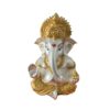 Silver & Gold Plated Ganesh - Ganapati 10x5cm Idol | Gold & Silver Plated Ganesh Idol Online