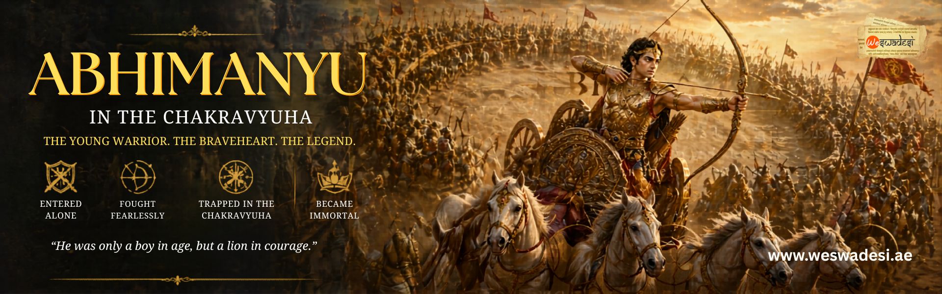 Abhimanyu: The Young Warrior of Courage, Sacrifice & Dharma
