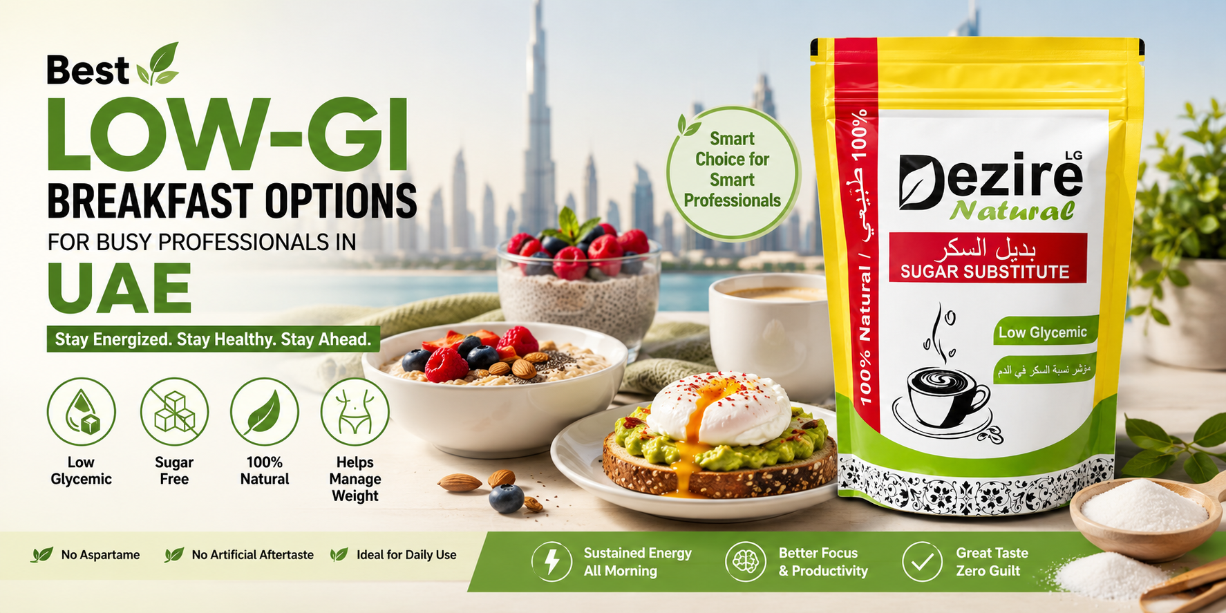 Best Low-GI Breakfast Options for Busy Professionals in UAE