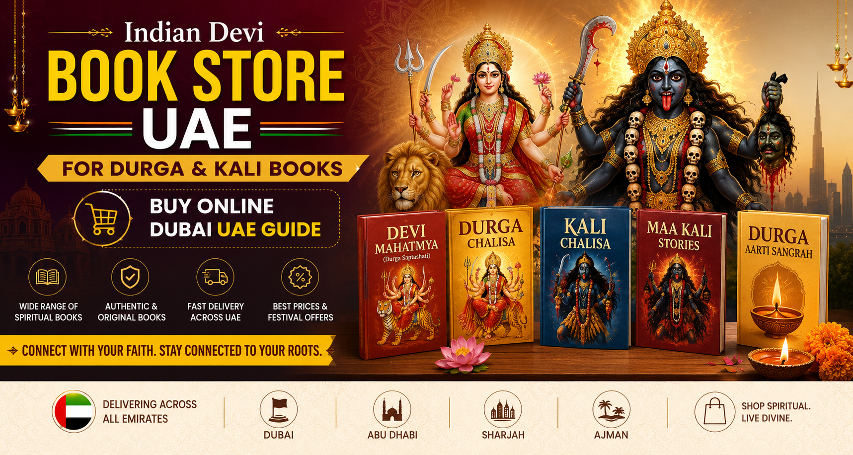 Indian Devi Book Store UAE for Durga & Kali Books – Buy Online Dubai UAE Guide