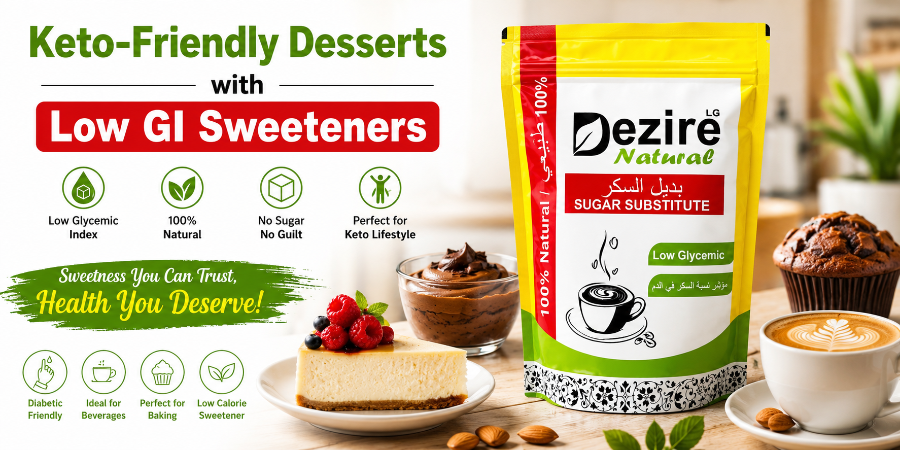 Keto-Friendly Desserts Using Low GI Sweeteners