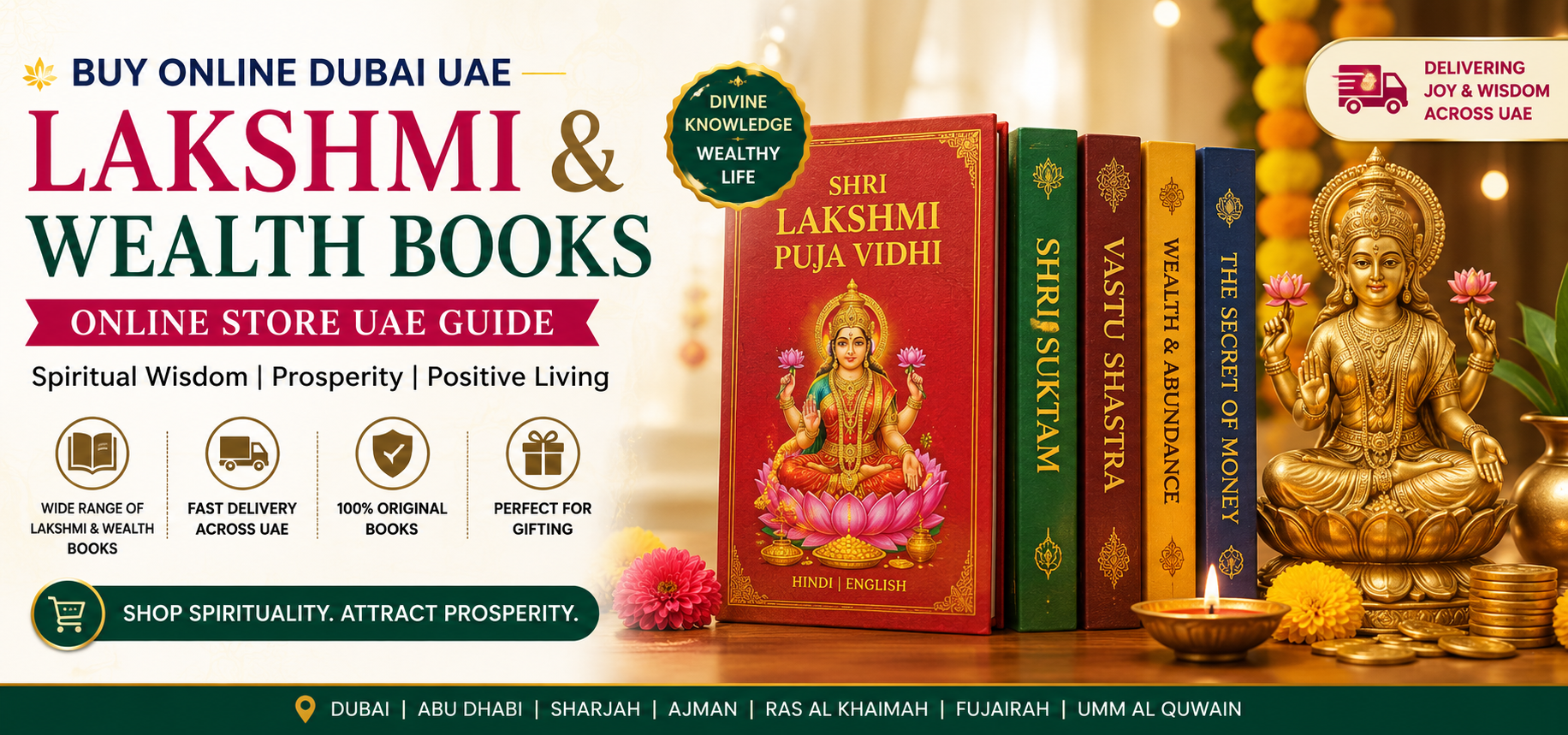 Buy Online Dubai UAE for Lakshmi & Wealth Books – Online Store UAE Guide