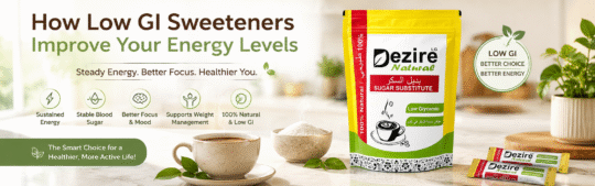 How Low GI Sweeteners Improve Energy Levels with Low GI Sugar Substitute