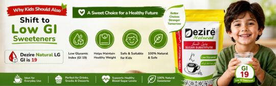 Why Kids Should Also Shift to Low GI Sweeteners Like Dezire Natural LG-GI – Health, Energy, Growth & Better Mood