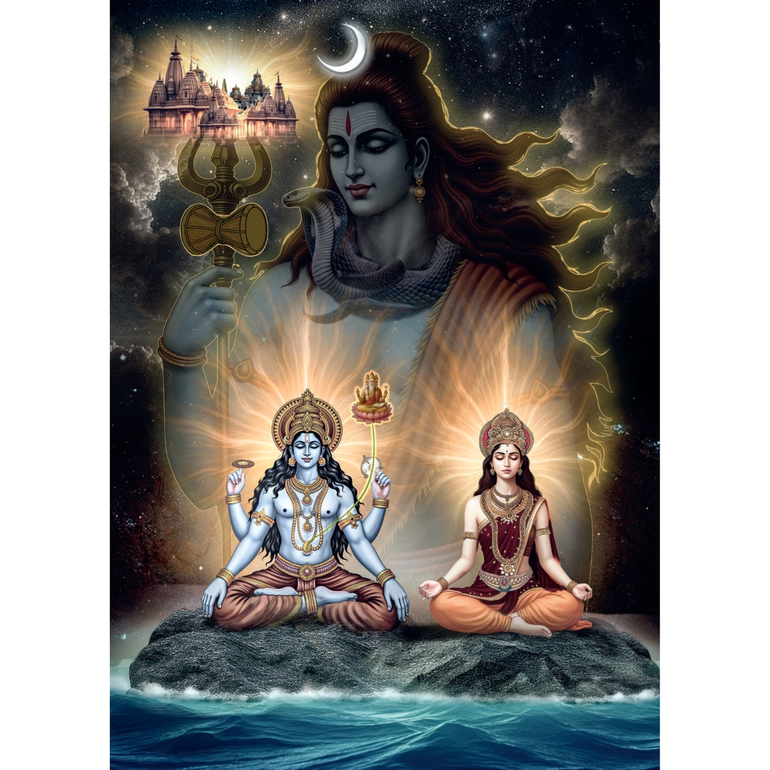 Vedic Cosmos Siva Book – English & Hindi | Hardcover Library Edition | A7 Size - Image 2