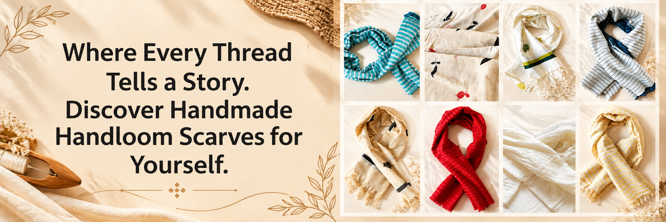 Handloom Scarves, Threads of Story