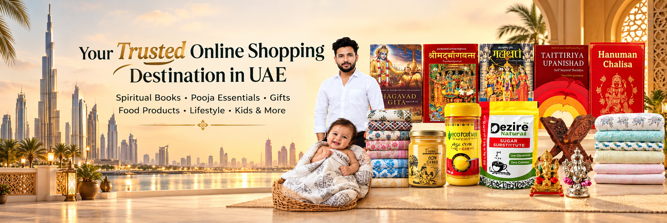 Trusted Shopping in UAE at Sunset