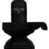 Shivling - 3 x 2.5 Inches | Black Stone Shiv Ling/ Shivling Idol For Daily Pooja & Worship