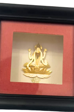 24 Carat Gold Lakshmi Frame