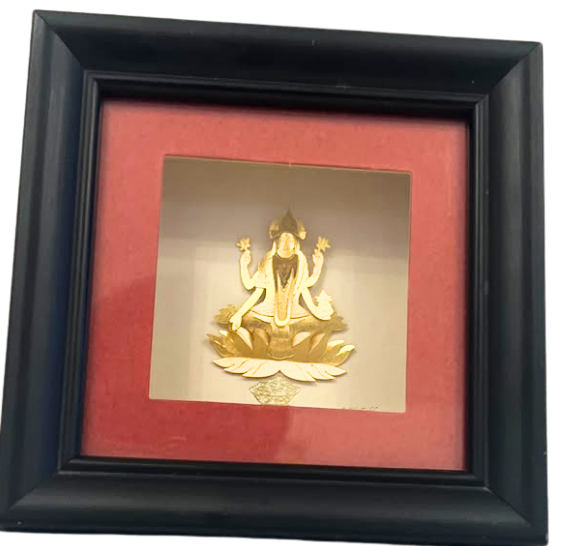 24 Carat Gold Lakshmi Frame