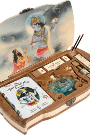 The Bhagavad Gita Wooden Altar Kit