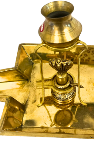 Brass Abhishek Full Set with Shivling