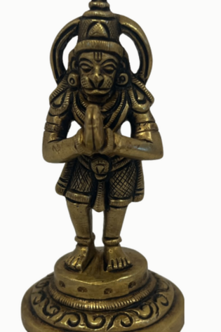 Brass Lord Hanuman Idol