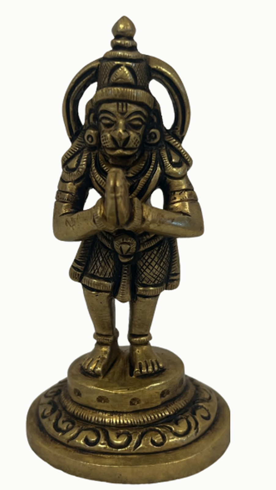 Brass Lord Hanuman Idol